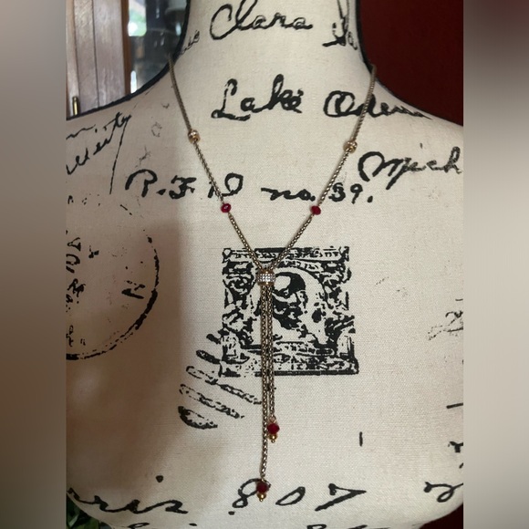 ❤️BRIGHTON Meridian two tone petite Y necklace - Picture 1 of 6